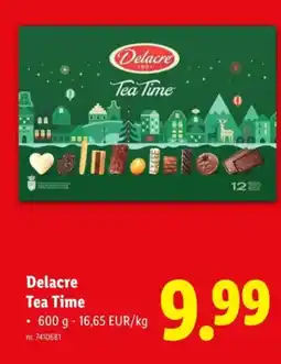 Lidl Delacre tea time aanbieding