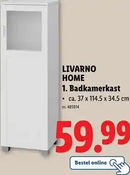 Lidl LIVARNO HOME 1. Badkamerkast aanbieding