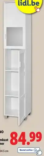 Lidl LIVARNO HOME 5. Kolomkast badkamer • ca. 37 x aanbieding