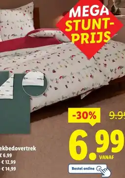 Lidl LIVARNO home Microvezel-satijnen dekbedovertrek aanbieding
