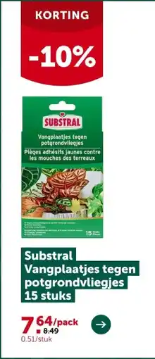 AVEVE Substral Vangplaatjes tegen potgrondvliegjes 15 stuks aanbieding