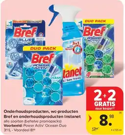 Carrefour Onderhoudsproducten, wc-producten Bref en onderhoudsproducten Instanet aanbieding
