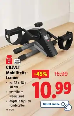 Lidl CRIVIT Mobiliteits- trainer aanbieding