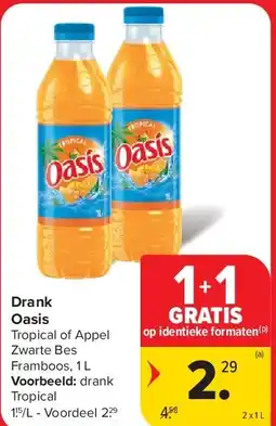 Carrefour Drank Oasis aanbieding
