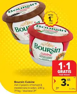 Carrefour Boursin Cuisine aanbieding