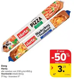 Carrefour Deeg Herta aanbieding