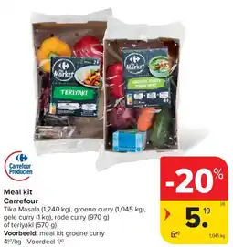 Carrefour Meal kit Carrefour aanbieding