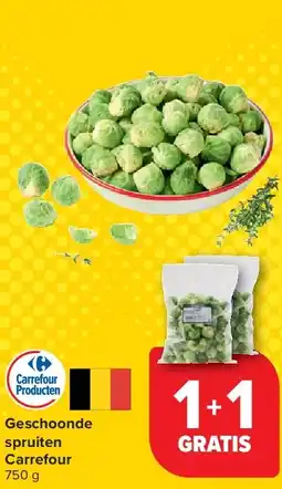 Carrefour Geschoonde spruiten Carrefour aanbieding