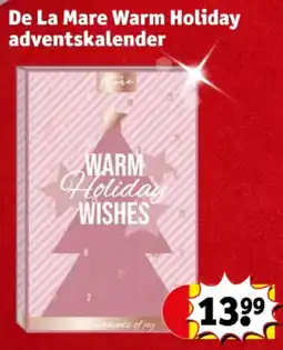 Kruidvat De La Mare Warm Holiday adventskalender aanbieding