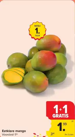 Carrefour Eetklare mango aanbieding