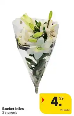 Carrefour Boeket lelies aanbieding