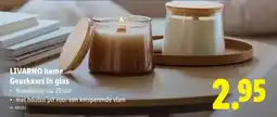 Lidl LIVARNO home Geurkaars in glas aanbieding