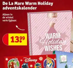Kruidvat De La Mare Warm Holiday adventskalender aanbieding