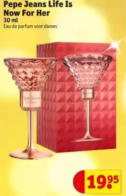 Kruidvat Pepe Jeans Life Is Now For Her aanbieding
