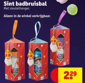 Kruidvat Sint badbruisbal aanbieding
