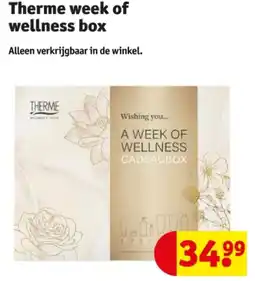 Kruidvat Therme week of wellness box aanbieding