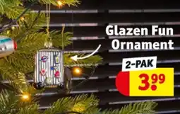 Kruidvat Glazen Fun Ornament aanbieding