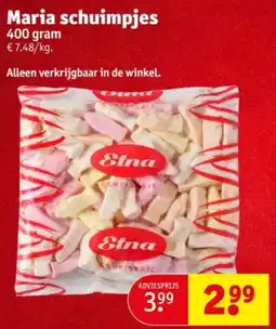 Kruidvat Maria schuimpjes aanbieding