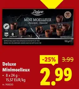Lidl Deluxe Minimoelleux .8 x 24 g- 15,57 EUR/kg aanbieding