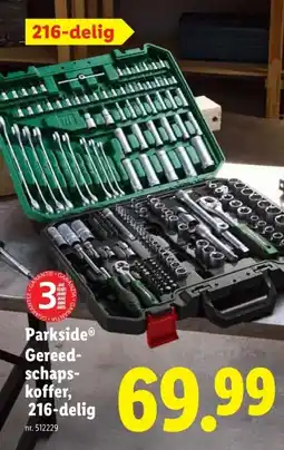 Lidl Parkside Gereed- schaps- koffer, 216-delig aanbieding