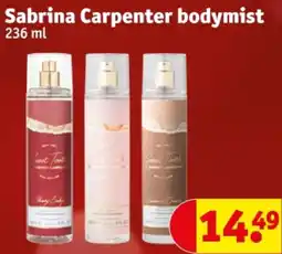 Kruidvat Sabrina Carpenter bodymist 236 ml aanbieding