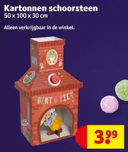 Kruidvat Kartonnen schoorsteen aanbieding