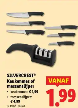 Lidl SILVERCREST Keukenmes of messenslijper aanbieding
