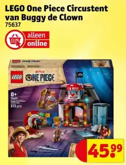 Kruidvat LEGO One Piece Circustent van Buggy de Clown aanbieding