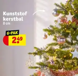 Kruidvat Kunststof kerstbal aanbieding