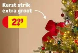 Kruidvat Kerst strik extra groot aanbieding