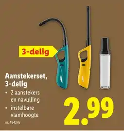 Lidl Aanstekerset, 3-delig aanbieding