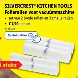 Lidl Silvercrest Kitchen Tools Folierollen voor Vacuümmachine aanbieding