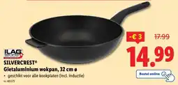Lidl Silvercrest® Gietaluminium wokpan aanbieding