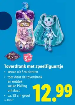 Lidl Toverdrank met speelfiguurtje aanbieding