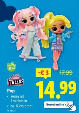 Lidl L.O.L. Tweens Pop aanbieding