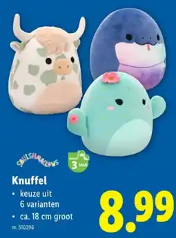 Lidl Knuffel aanbieding