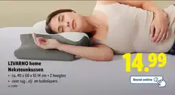 Lidl Livarno Home Neksteunkussen aanbieding