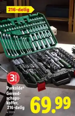 Lidl Parkside Gereedschapskoffer aanbieding