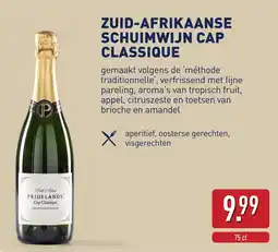 ALDI Zuid-afrikaanse schuimwijn cap classique aanbieding