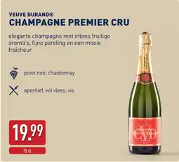 ALDI Veuve Durand Champagne Premier Cru aanbieding