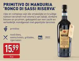ALDI Primitivo di manduria 'ronco di sassi riserva aanbieding