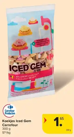 Carrefour Koekjes Iced Gem Carrefour aanbieding