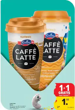 Carrefour Caffè latte Emmi aanbieding