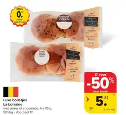 Carrefour Luxe bolletjes La Lorraine aanbieding