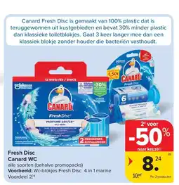 Carrefour Fresh Disc Canard WC aanbieding