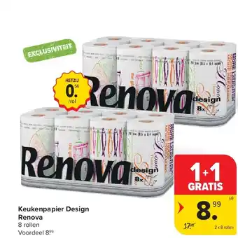 Carrefour Keukenpapier Design Renova aanbieding