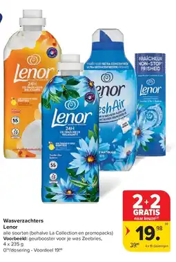 Carrefour Wasverzachters Lenor aanbieding