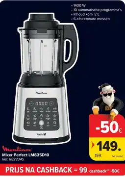 Carrefour Mixer Perfect LM835D10 aanbieding