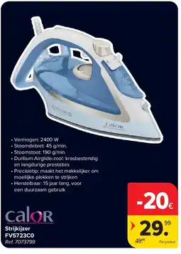Carrefour Strijkijzer FV5723C0 aanbieding