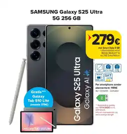 Carrefour SAMSUNG Galaxy S25 Ultra 5G 256 GB aanbieding